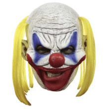 GHOULISH Clooney Clown Deluxe Chinless Head mask