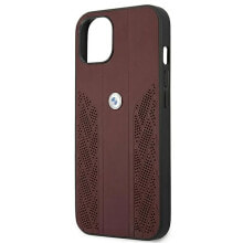 BMW Etui Bmhcp13Mrsppr iPhone 13.14.15 6.1 Leather Curve Perforate phone case