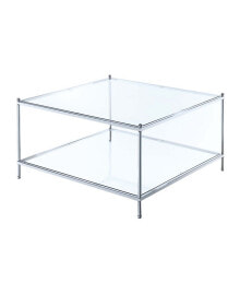 Convenience Concepts royal Crest Square Coffee Table
