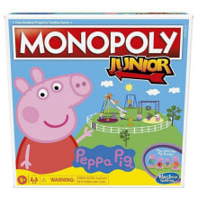 Настольные игры для компании hASBRO Monopoly Junior Peppa Pig
