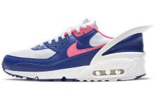 Nike Air Max 90 FlyEase 低帮 跑步鞋 男款 蓝粉 / Кроссовки Nike Air Max CU0814-101