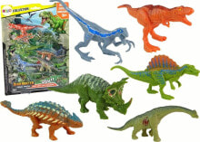 Figurka TRITON Zestaw Figurki Dinozaury 6 sztuk Kolorowe