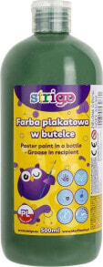 Strigo Farba plakatowa STRIGO w butelce, 500 ml zielona