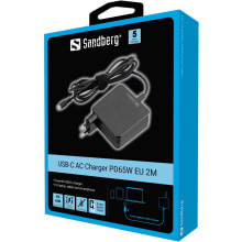 Sandberg USB-C AC Charger PD65W EU 2M 135-79