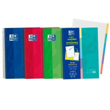 Notebook Oxford European Book 5 2-in-1 Micro perforated Multicolour A4 10 Pieces