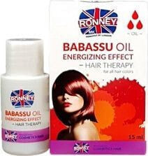 Несмываемый уход для волос Ronney Babassu Oil Energizing Effect energetyzujący olejek do włosów 15ml