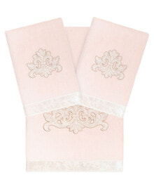 Linum Home textiles Turkish Cotton May Embellished Towel Set, 3 Piece