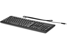 Клавиатуры HP USB Standard Keyboard, FR клавиатура AZERTY Французский Черный 724720-051
