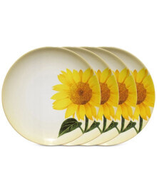 Noritake colorwave Floral Accent Plates, Set of 4