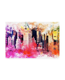 Trademark Global philippe Hugonnard NYC Watercolor Collection - City of Colors Canvas Art - 15.5