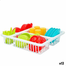 Children’s Dinner Set Colorbaby Toy Drainer 26 Pieces (12 Units)