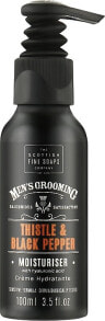 Feuchtigkeitsspendende Gesichtscreme mit Pumpspender - Scottish Fine Soaps Mens Grooming Thistle & Black Pepper Moisturiser