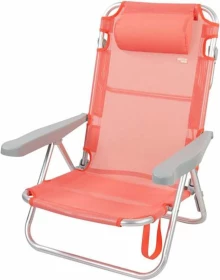Folding Chair Colorbaby Flamingo Pink 48 x 46 x 84 cm Beach