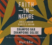 Festes Shampoo für trockenes Haar - Faith In Nature Shea & Argan Shampoo Bar