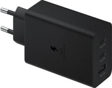 Samsung Super Fast Charging Charger with 3 USB Ports 65W Black