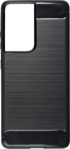 Futerał Forcell CARBON do SAMSUNG Galaxy S21 Ultra czarny