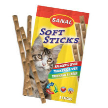 Купить товары для собак Şanal: SANAL Turkey and Liver Stick Cat Snack