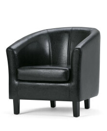 Simpli Home westbrook Faux Leather Tub Chair