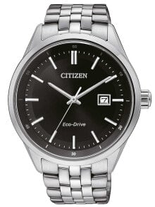 Мужские наручные часы с серебряным браслетом Citizen BM7251-88E Eco-Drive Sports Mens 41mm 10 ATM