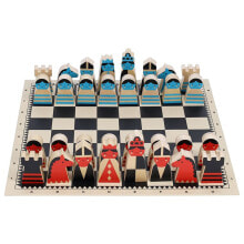 PETIT COLLAGE On The Move Wooden Chess Set Board Game
