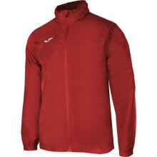 Мужские демисезонные куртки мужская куртка красная без капюшона Joma Iris Junior 100087.600 football jacket