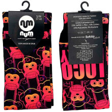 NUM WEAR Loco monky loco monky neon Half long socks