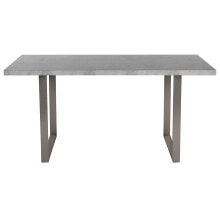 Armen Living fenton Contemporary Dining table: With Cement Gray Top