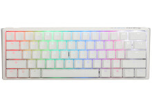 Клавиатуры ducky One 3 Classic Pure White Mini Gaming Tastatur RGB LED - MX-Silent-Red