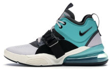 Nike Air Force 270 Hyper Jade 防滑耐磨减震 高帮 运动休闲鞋 男款 黑蓝 / Кроссовки Nike Air Force AH6772-011