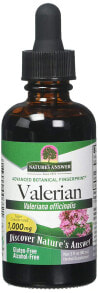 Витамины и БАДы для нервной системы Nature's Answer Valerian Root Extract Экстракт корня валериана 1000 мг 60 мл