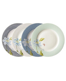 Laura Ashley heritage Collectables Mixed Designs Plates in Gift Box, Set of 4