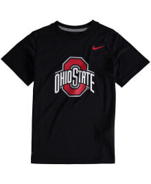 Nike big Boys Black Ohio State Buckeyes Logo Legend Performance T-shirt