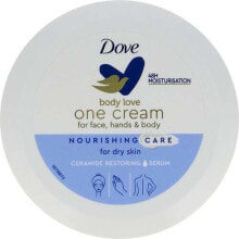 Питательный крем для сухой кожи Dove Nourishing face and body cream for dry skin Body Love ( Nourish ing Care ) 250 ml