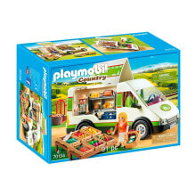 Детские игровые наборы и фигурки из дерева Набор с элементами конструктора Playmobil Country 70134 Продуктовый фургон