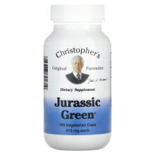 Christopher's Original Formulas, Юрский зеленый, 415 мг, 100 вегетарианских капсул