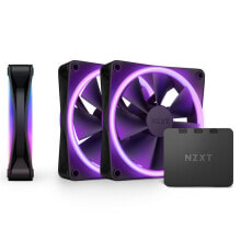 Купить кулеры и системы охлаждения для игровых компьютеров NZXT: NZXT F120 RGB DUO, PWM, 120mm, 3er Pack - schwarz