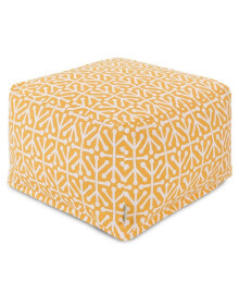 Majestic Home Goods aruba Ottoman Square Pouf 27