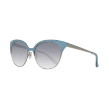 Женские солнцезащитные очки женские солнцезащитные очки овальные голубые серебристые Guess Marciano GM0751-5684C (56 mm)