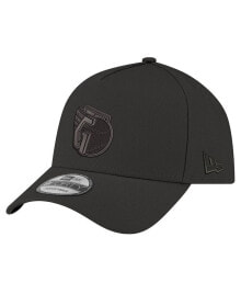 Купить мужские головные уборы New Era: Men's Black Cleveland Guardians A-Frame 9FORTY Adjustable Hat