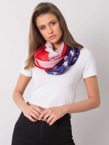 Женские шарфы и платки Платок-AT-CH-S-1843-бело-красный