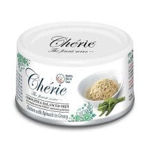 CHERIE Chicken with spinach wet cat food 80g