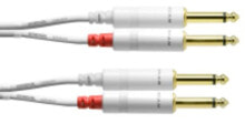 Cordial CFU 6 PP-SNOW аудио кабель 6 m 2 x 6,35 мм Белый