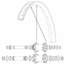 MAVIC Kit 14 Front eDeemax 27.5´´ Spokes