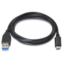 AISENS Gen2 10GB/s USB-C Male 3.1 To USB-A Male 3.1 cable 1 m