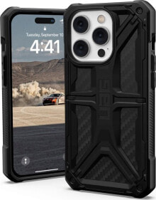 Etui UAG Urban Armor Gear Monarch do iPhone 14 Pro carbon fiber