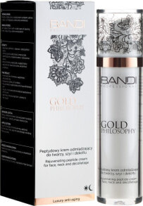 Verjüngende Creme mit Peptiden für Gesicht, Hals und Dekolleté - Bandi Professional Gold Philosophy Rejuvenating Peptide Cream