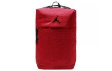 Jordan 乔丹 宽拉链多层大容量运动 聚酯纤维 电脑包篮球包书包背包双肩包 男女同款情侣款 红色 / Рюкзак Jordan 9A0164-R78