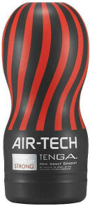 Strong Cup Masturbator mit Vakuum schwarz-rot - Tenga Air-Tech Vacuum Cup Strong