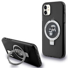 KARL LAGERFELD Klhmn61Hmrskck iPhone 11XR 6.1 Ring Stand Karl&Choupettte phone case