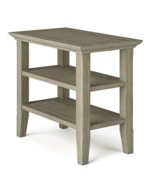 Simpli Home acadian Solid Wood Narrow Side Table